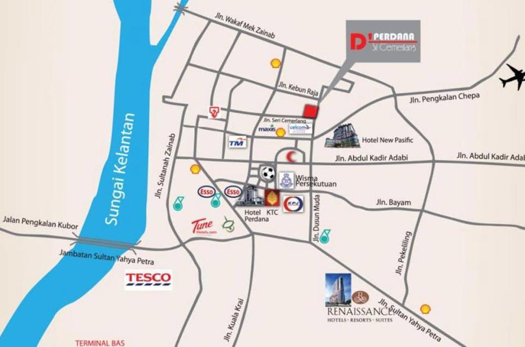 Sas D'Perdana Apartment Kota Bharu Esterno foto